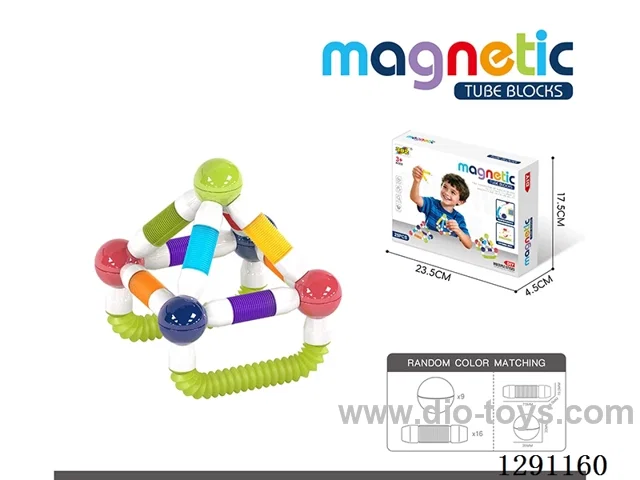 Telescoping Tube Building Blocks, 25PCS