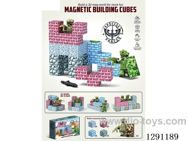 SWAT Magnetic Cubes, 34PCS