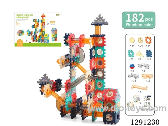 Pipe Building Blocks, 182PCS