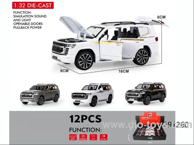 12pcs 1:32 alloy car