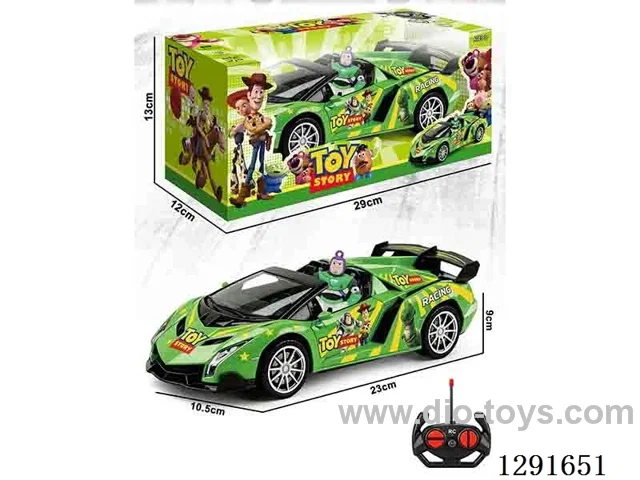 1:18 4ch rc car with light not included battery
