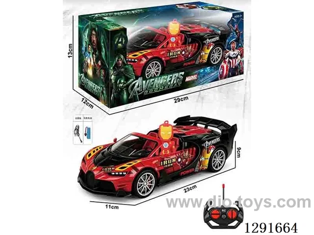 1:18 4ch rc car with light included battery