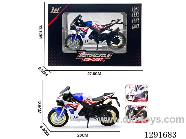 Simulation Alloy Motorcycle W L/M