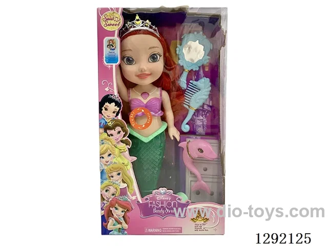 14 inch vinyl doll W L/M