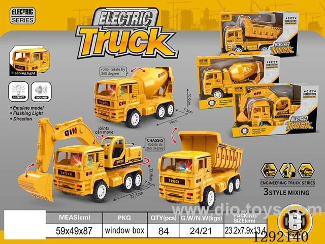 B/O Construction Vehicle with light