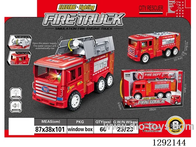 B/O Fire Truck with light