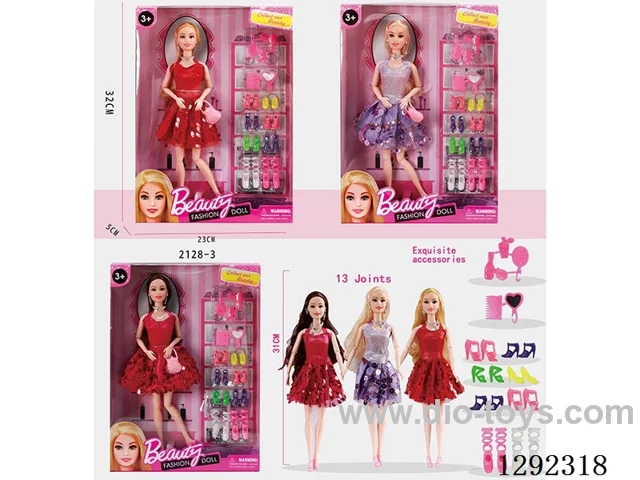 11-inch 11-Joint Solid-Body Barbie 3 mixed