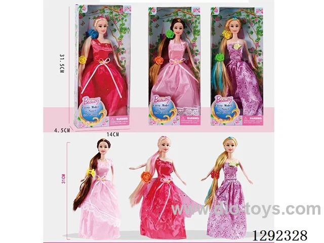 11 inch Solid-Body Barbie set 3 mixed