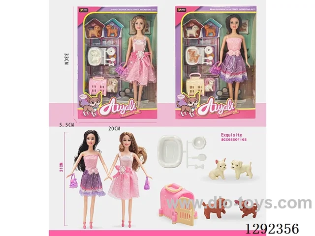 11.5 inch Barbie set 2 mixed