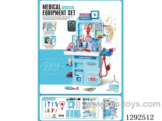 Medical Supplies Table  W L/M + Writing Board (53 pcs)
