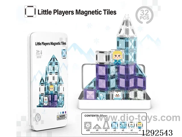 3.75CM Magnetic Tiles, 32PCS