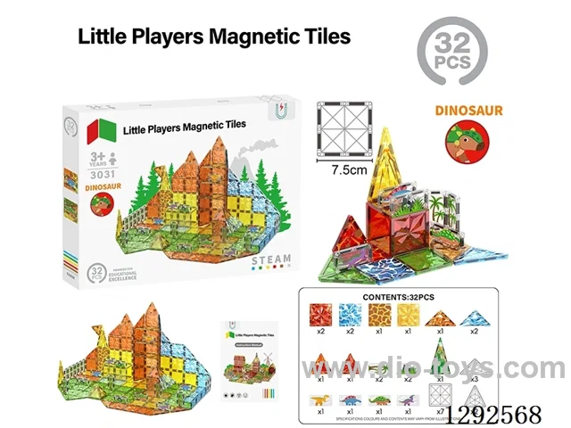 7.5CM Magnetic Tiles,32PCS