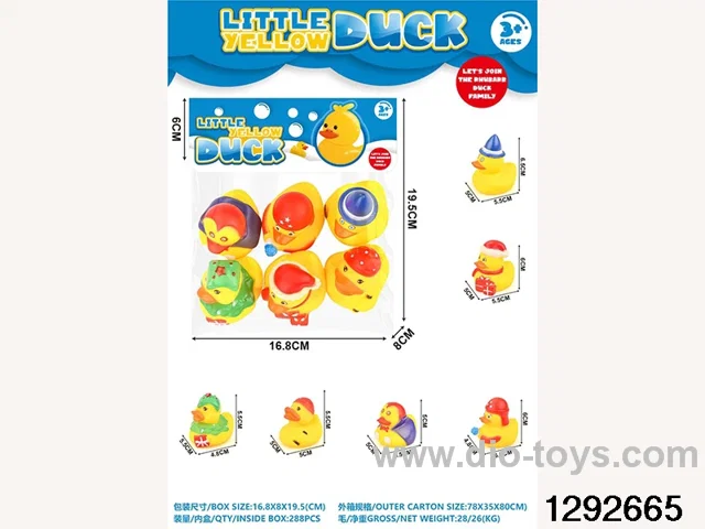 6pcs  Christmas duck