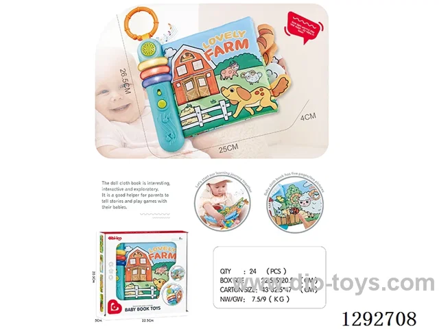 Farm Musical Cloth Book