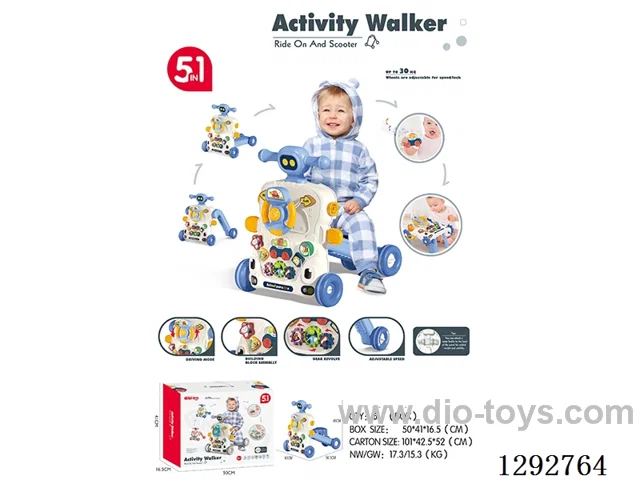Multi-Functional Walker  5-in-1 (Blue)