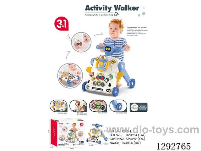 Multi-Functional Walker  3-in-1 (Blue)