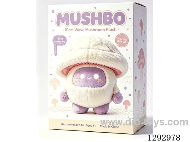 Denpa Mushroom Plush Keychain, 10 cm