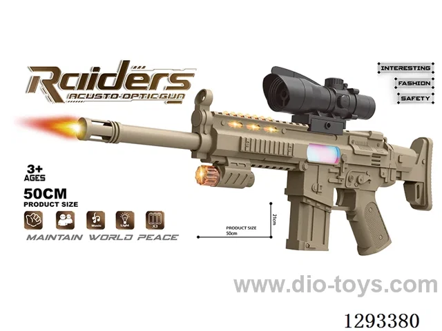 B/O Gun with Realistic Conch 8x Scope W L/M (Desert Color)