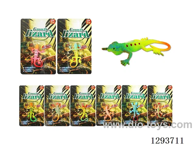 Water-Activated Expanding Lizards/Chameleons
