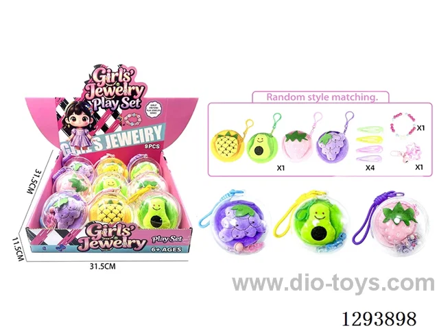 Crystal Clear Ball Girl Gift Set - Random Assortment, 9PCS