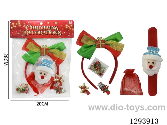 Christmas Accessories Set: Hair Clips (Random Assortment)