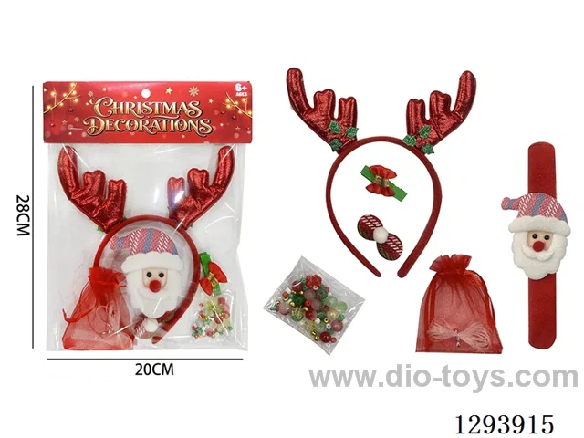 Christmas Accessories Set: Hair Clips (Random Assortment)
