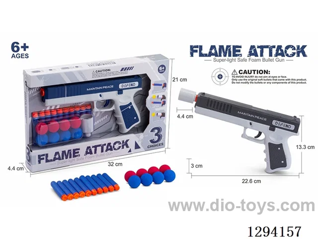 soft bullet gun 2 colors