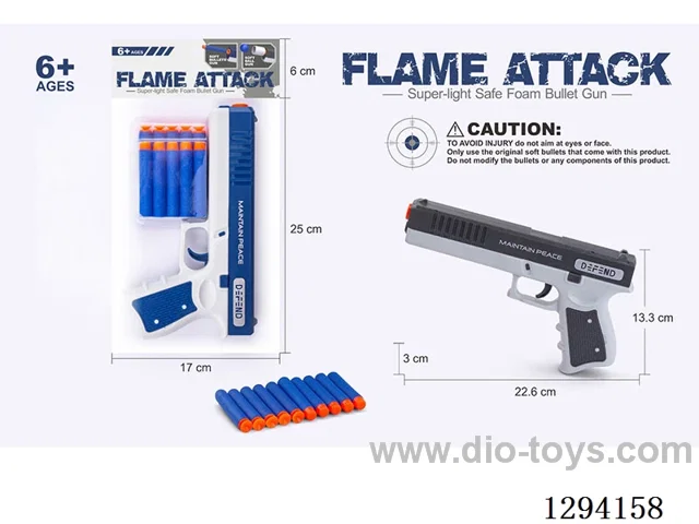 soft bullet gun 2 colors