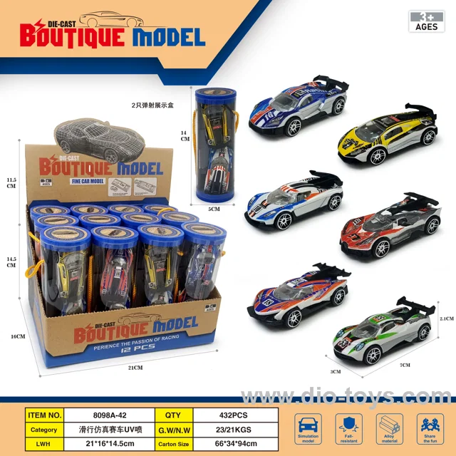 6pcs sliding vehicle