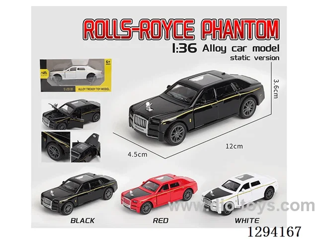 1:36 pull back alloy car 3 colors