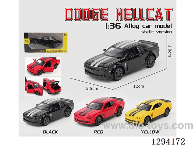 1:36 pull back alloy car 3 colors