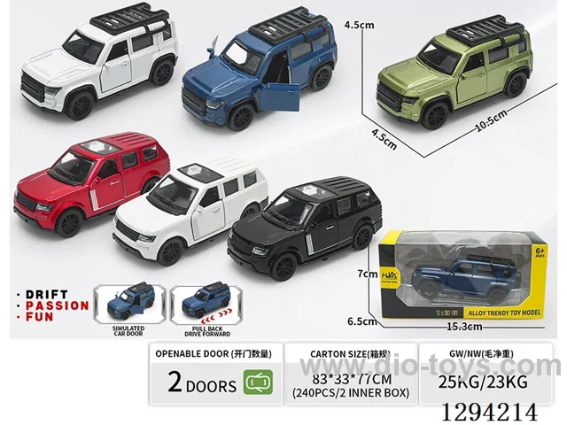1:36 pull back alloy car 2 styles