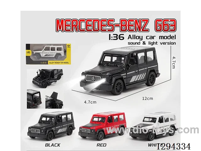 1:36 pull back alloy car 3 colors W L/M