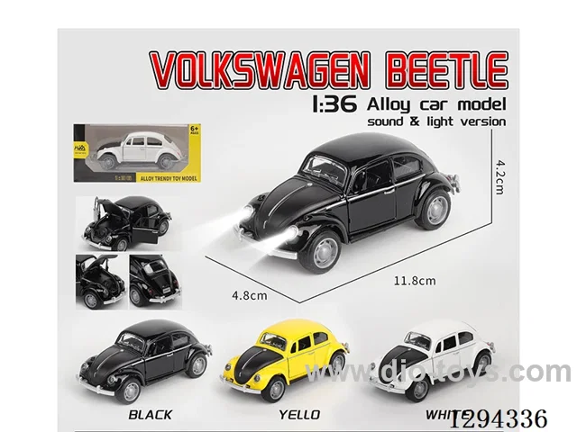 1:36 pull back alloy car 3 colors W L/M
