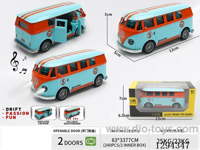 1:36 pull back alloy car W L/M