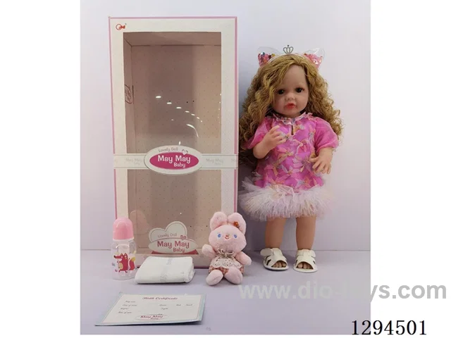 55 cm Reborn Doll， Full-Body Soft Rubber,with IC