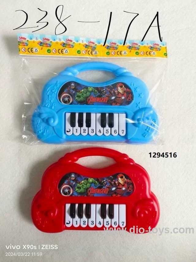 Advenger piano toy in opp bag