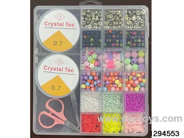 2 Large 20 Compartment Beaded Box (With small polymer clay)