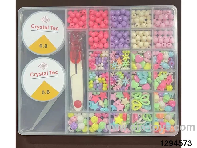 with 2 large 28 compartments (With large scissorsbeaded box