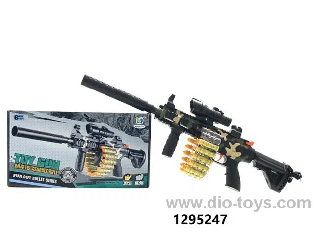 M416 Soft bullet gun toy in color box