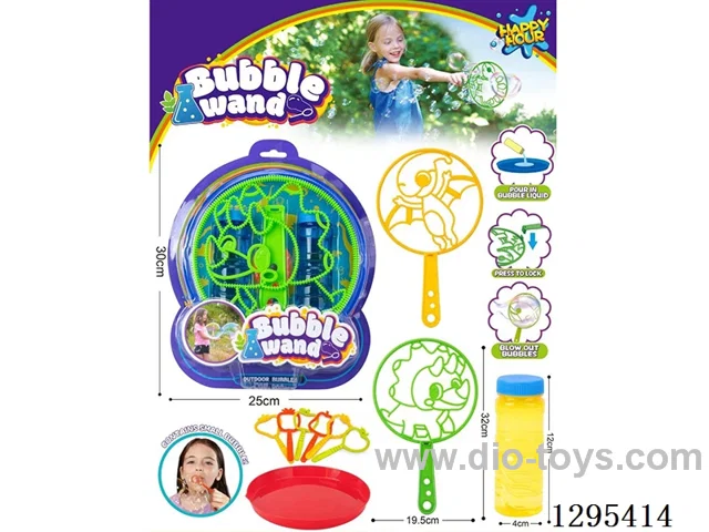 Triceratops and Pterosaur Bubble Ring Assortment