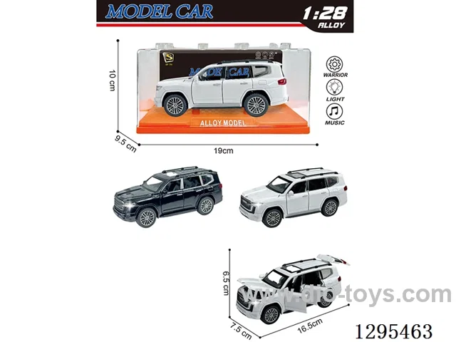 1:28 pull back Die-Cast Car Model W L/M(Toyota Land Cruiser)