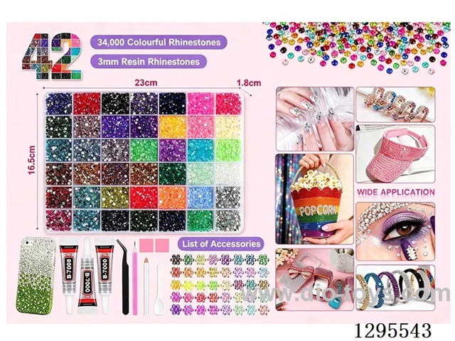 42-Compartment DIY Colored Diamonds