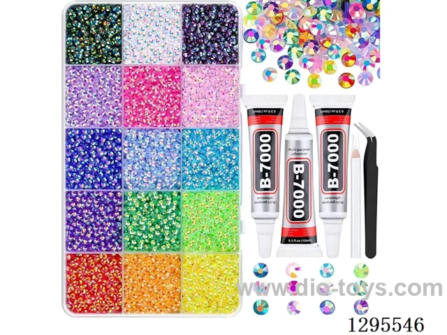 15-Compartment DIY Colored Diamonds