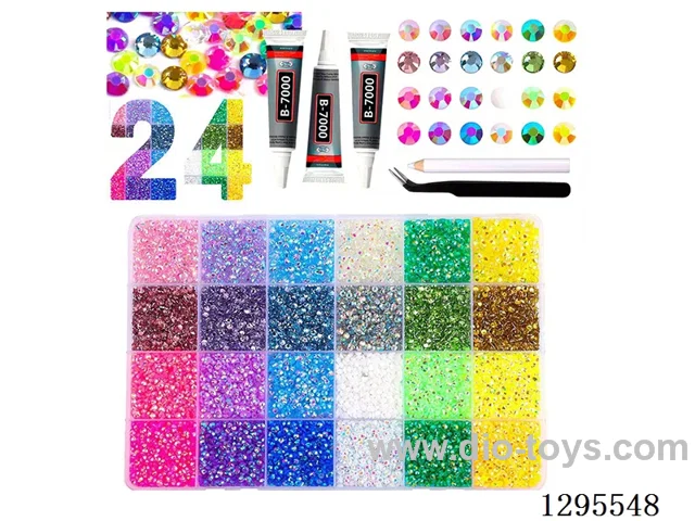 24-Compartment DIY Colored Diamonds