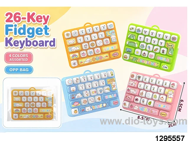 26 key fidget keyboard toy
