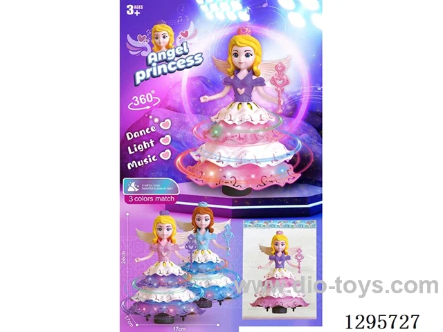 Electric Multi-Directional Sound-and-Light Princess