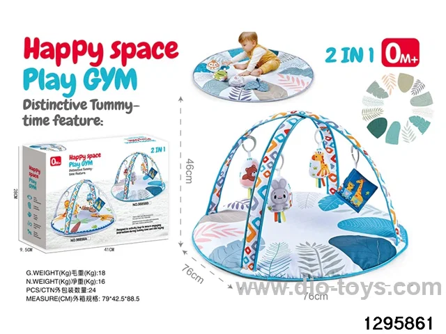 2-in-1 Baby Gym Mat in color box