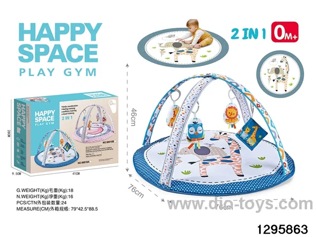 2-in-1 Baby Gym Mat in color box