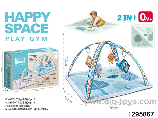 2-in-1 Baby Gym Mat in color box